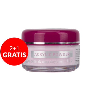 2+1gratis Puder akrylowy do paznokci Allepaznokcie Deep Pink Acrylic Powder 15g Nr 9