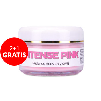 2+1gratis Puder akrylowy do paznokci Allepaznokcie Intense Pink Acrylic Powder 30g Nr 8