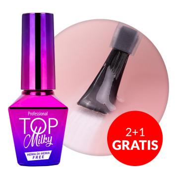 2+1gratis Top Milky MollyLac Sepia mleczny no wipe bez przemywania HEMA/Di-HEMA Free 10 g