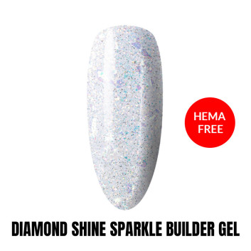 Diamond Shine Sparkle Builder Gel HEMA/Di-HEMA Free 1kg