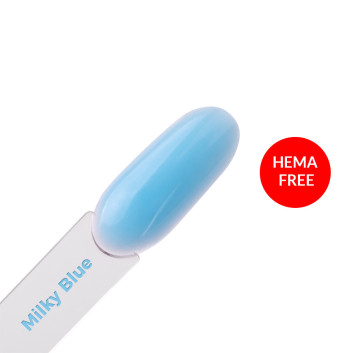 Żel budujący builder gel Milky blue HEMA/Di-HEMA Free 1KG