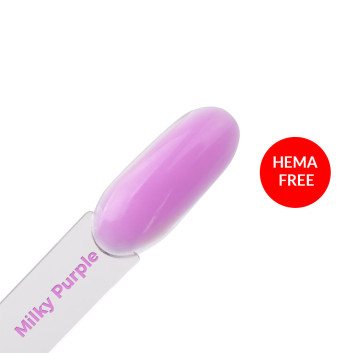 Żel budujący builder gel Milky purple HEMA/Di-HEMA Free 1KG