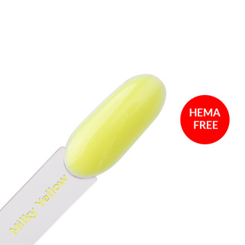 Żel budujący builder gel Milky yellow HEMA/Di-HEMA Free 1KG