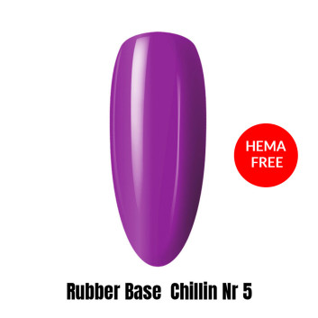 Rubber Base baza kauczukowa neonowa Chillin HEMA/Di-HEMA Free 1kg Nr 5