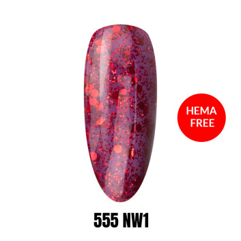 555 NW1 LAKIER HYBRYDOWY HEMA/Di-HEMA Free 1KG