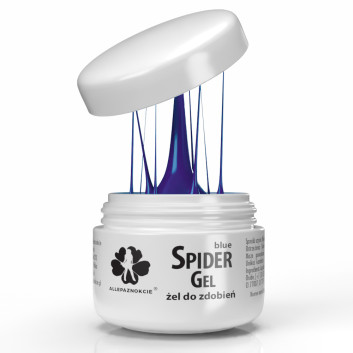 Żel do zdobień Spider Gel Allepaznokcie niebieski blue 3ml