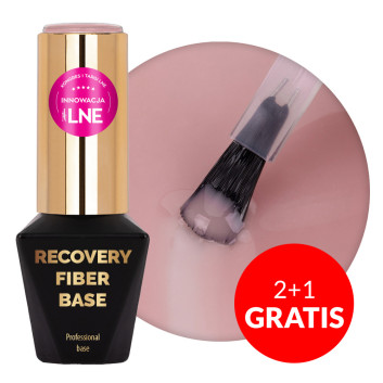 2+1gratis Baza hybrydowa Recovery Fiber Base Molly Nails Make Me Blush 10g