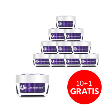 10+1gratis Żel budujący gęsty Jelly Manifest White Allepaznokcie 15g