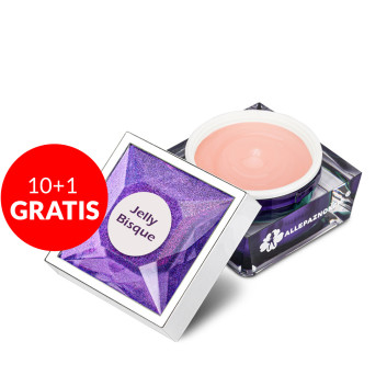 10+1gratis Żel budujący gęsty Jelly Bisque Allepaznokcie 15ml