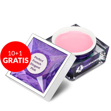 10+1gratis Żel budujący samopoziomujący Perfect French Elegant Pink Allepaznokcie 50g