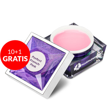 10+1gratis Żel budujący samopoziomujący Perfect French Pink Allepaznokcie 50g