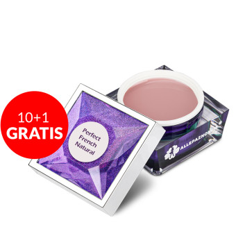 10+1gratis Żel budujący samopoziomujący Perfect French Natural Allepaznokcie 15g