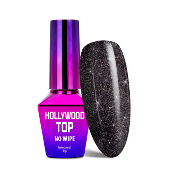 Top no wipe z drobinkami Hollywood Star MollyLac 10g