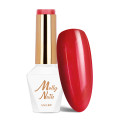 Lakier hybrydowy Molly Nails Hearts & Kisses Dazzling Kisses HEMA/Di-HEMA Free 8g Nr 197