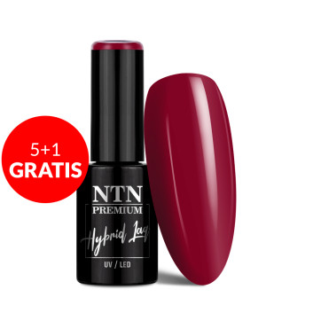 5+1gratis Lakier hybrydowy Ntn Premium Viral colors 5g Nr 296