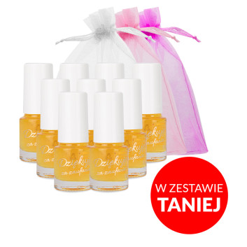 100sztuk Oliwka do skórek i paznokci o zapachu mango z woreczkiem 5 ml