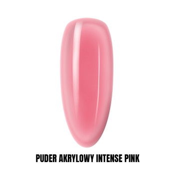 Puder akrylowy do paznokci Intense pink w opakowaniu zbiorczym 1kg