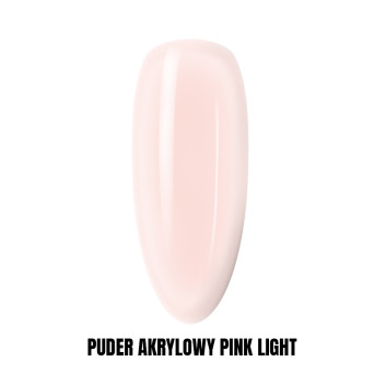 Puder akrylowy do paznokci Pink light w opakowaniu zbiorczym 1kg