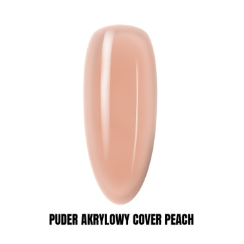 Puder akrylowy do paznokci Cover peach w opakowaniu zbiorczym 1kg