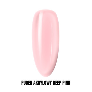 Puder akrylowy do paznokci Deep pink w opakowaniu zbiorczym 1kg