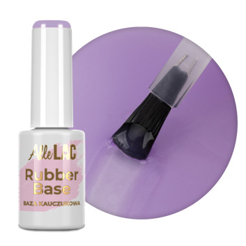 Baza kauczukowa Rubber Base AlleLac Lavender Dream HEMA/Di-HEMA Free 7g Nr 2