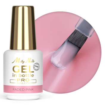 Żel budujący w butelce z pędzelkiem Gel in Bottle Molly Nails Pro Salon Faded Pink HEMA/Di-HEMA Free 15g