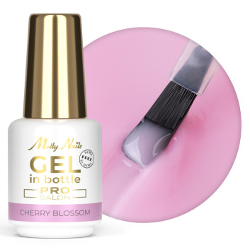 Żel budujący w butelce z pędzelkiem Gel in Bottle Molly Nails Pro Salon Cherry Blossom HEMA/Di-HEMA Free 15g