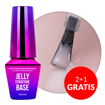 2+1gratis Twarda baza do rekonstrukcji Jelly Structure Pink Base 10g