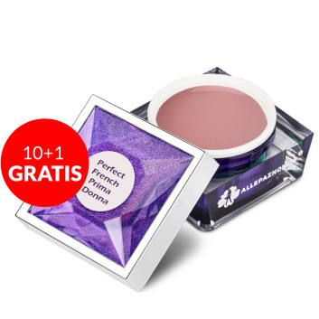 10+1gratis Żel budujący samopoziomujący Perfect French Prima Donna Allepaznokcie 50g