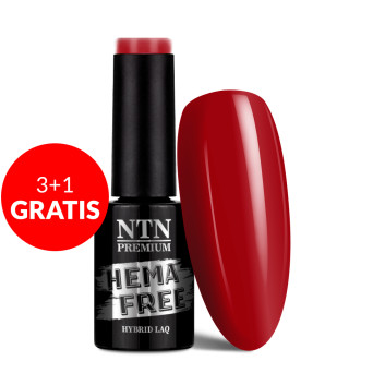 3+1gratis Lakier hybrydowy Ntn Premium Oriental Delice HEMA/Di-HEMA Free 5g Nr 268