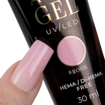 Akrylożel Polygel żel budujący do przedłużania AcrylGel Molly Nails HEMA/Di-HEMA Free Rosie 30 ml