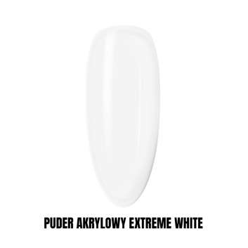 Puder akrylowy do paznokci Extreme white w opakowaniu zbiorczym 1kg