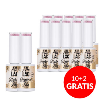 10+2gratis Lakier hybrydowy AlleLac Over the Rainbow HEMA/Di-HEMA Free 5g Nr 76
