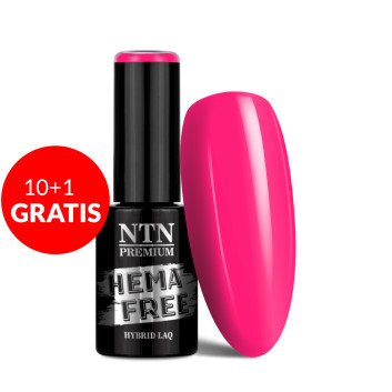 10+1gratis Lakier hybrydowy NTN Premium Garden Party Collection HEMA/Di-HEMA Free 5g Nr 174