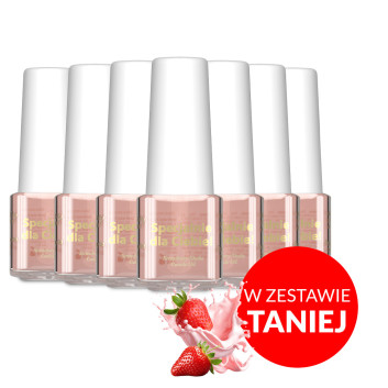 100sztuk Oliwka do skórek i paznokci o zapachu Strawberry Shake 5 ml