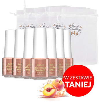 100sztuk Oliwka do skórek i paznokci o zapachu Peachy Punch z woreczkiem 5 ml