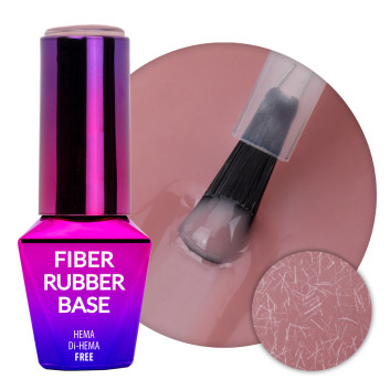 Baza kauczukowa Fiber Rubber Base MollyLac Biscotti HEMA/Di-HEMA Free 10g