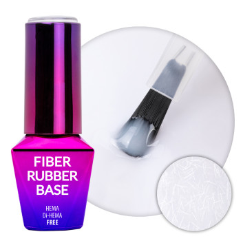 Baza kauczukowa Fiber Rubber Base MollyLac Milky HEMA/Di-HEMA Free 10g