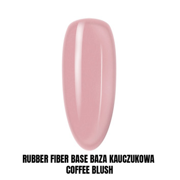 Rubber Fiber Base Baza kauczukowa z włóknami jedwabiu Coffee Blush HEMA/Di-HEMA Free 1kg