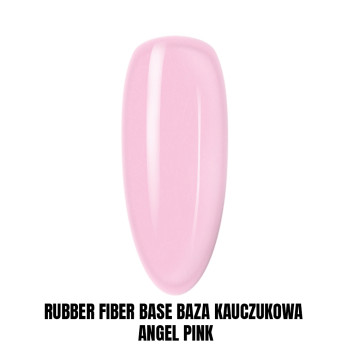 Rubber Fiber Base Baza kauczukowa z włóknami jedwabiu Angel Pink HEMA/Di-HEMA Free 1kg