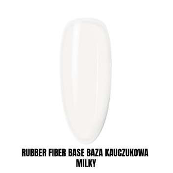 Rubber Fiber Base Baza kauczukowa z włóknami jedwabiu Milky HEMA/Di-HEMA Free 1kg