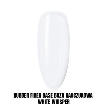 Rubber Fiber Base Baza kauczukowa z włóknami jedwabiu White Whisper HEMA/Di-HEMA Free 1kg