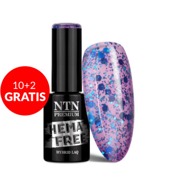 10+2gratis Lakier hybrydowy NTN Premium Multicolor Collection HEMA/Di-HEMA Free 5g Nr 86