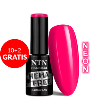 10+2gratis Lakier hybrydowy Ntn Premium Birthday Party Collection Neon HEMA/Di-HEMA Free 5g Nr 53