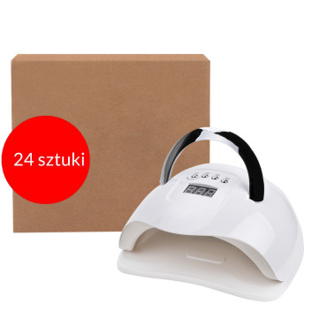 24sztuki Lampa do paznokci UV/LED 180W do lakierów hybrydowych No Name X7 MAX Biała