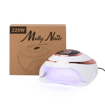 Lampa do paznokci dual UV/LED 220W do lakierów hybrydowych i żeli Z7 Molly Nails white