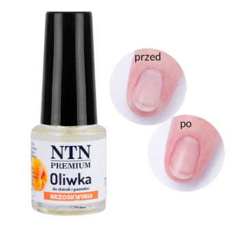 Oliwka do skórek i paznokci NTN Premium o zapachu brzoskwiniowym 5 ml Nr 09