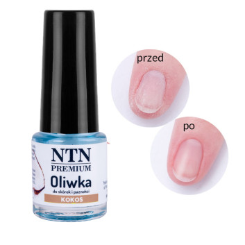 Oliwka do skórek i paznokci NTN Premium o zapachu kokosowym 5 ml Nr 08