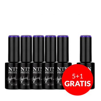 5+1gratis Lakier hybrydowy NTN Premium Fiesta Collection 5g Nr 75