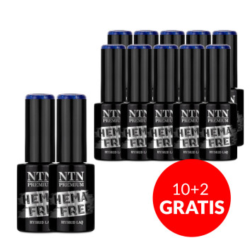 10+2gratis Lakier hybrydowy Ntn Premium Multicolor Collection HEMA/Di-HEMA Free 5g Nr 82